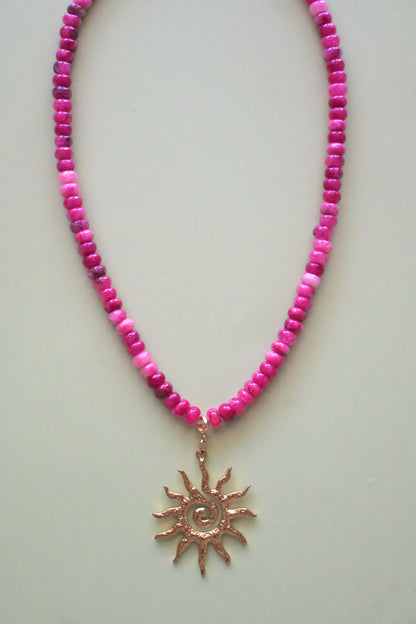 Luna and Sol Sun Necklace