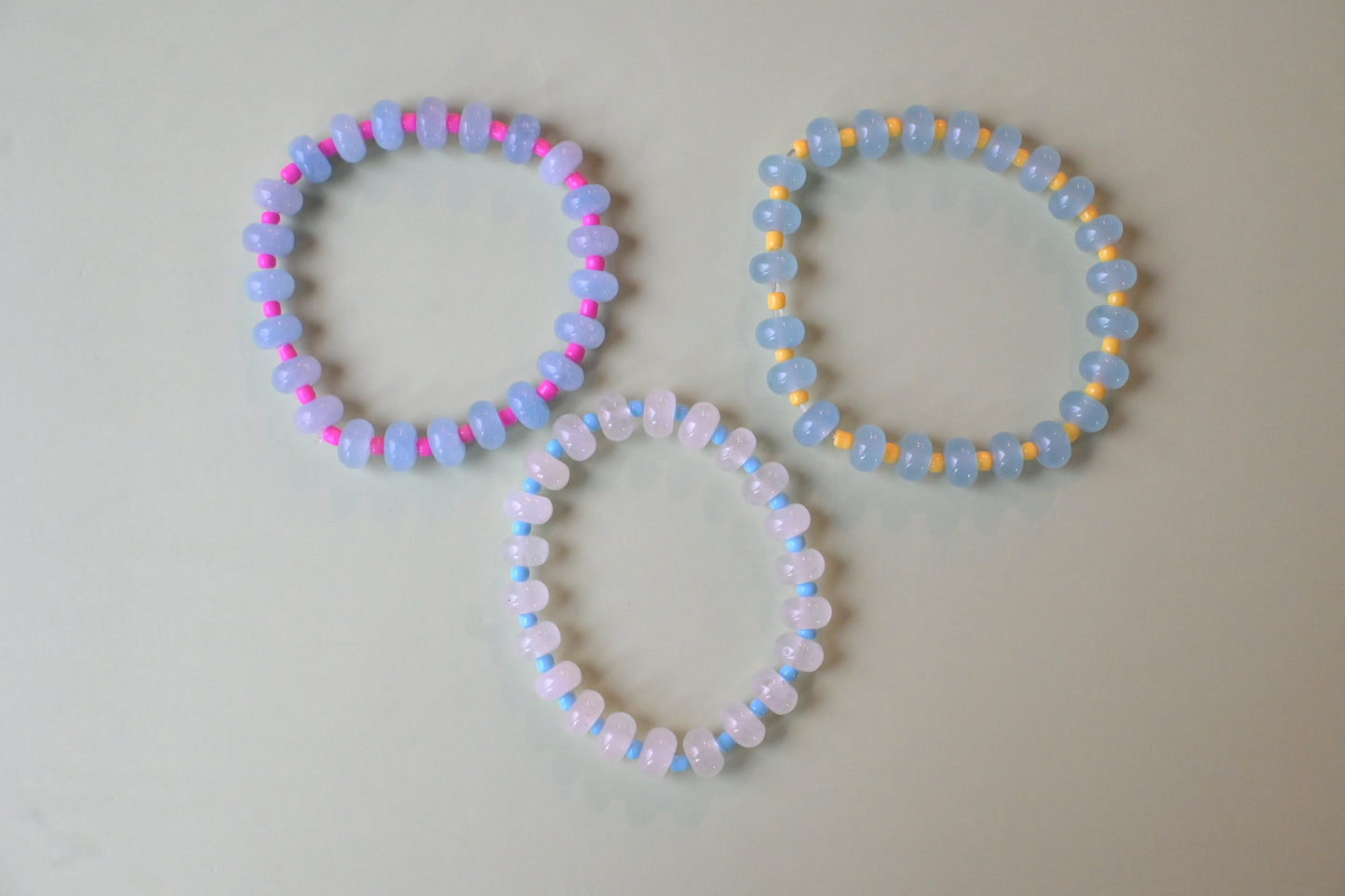 Sun-Kissed Stack Bracelets Trio Set