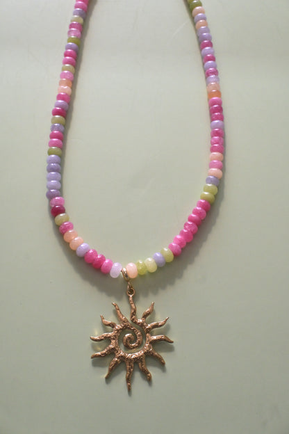 Luna and Sol Sun Necklace