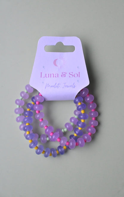 Sun-Kissed Stack Bracelets Trio Set