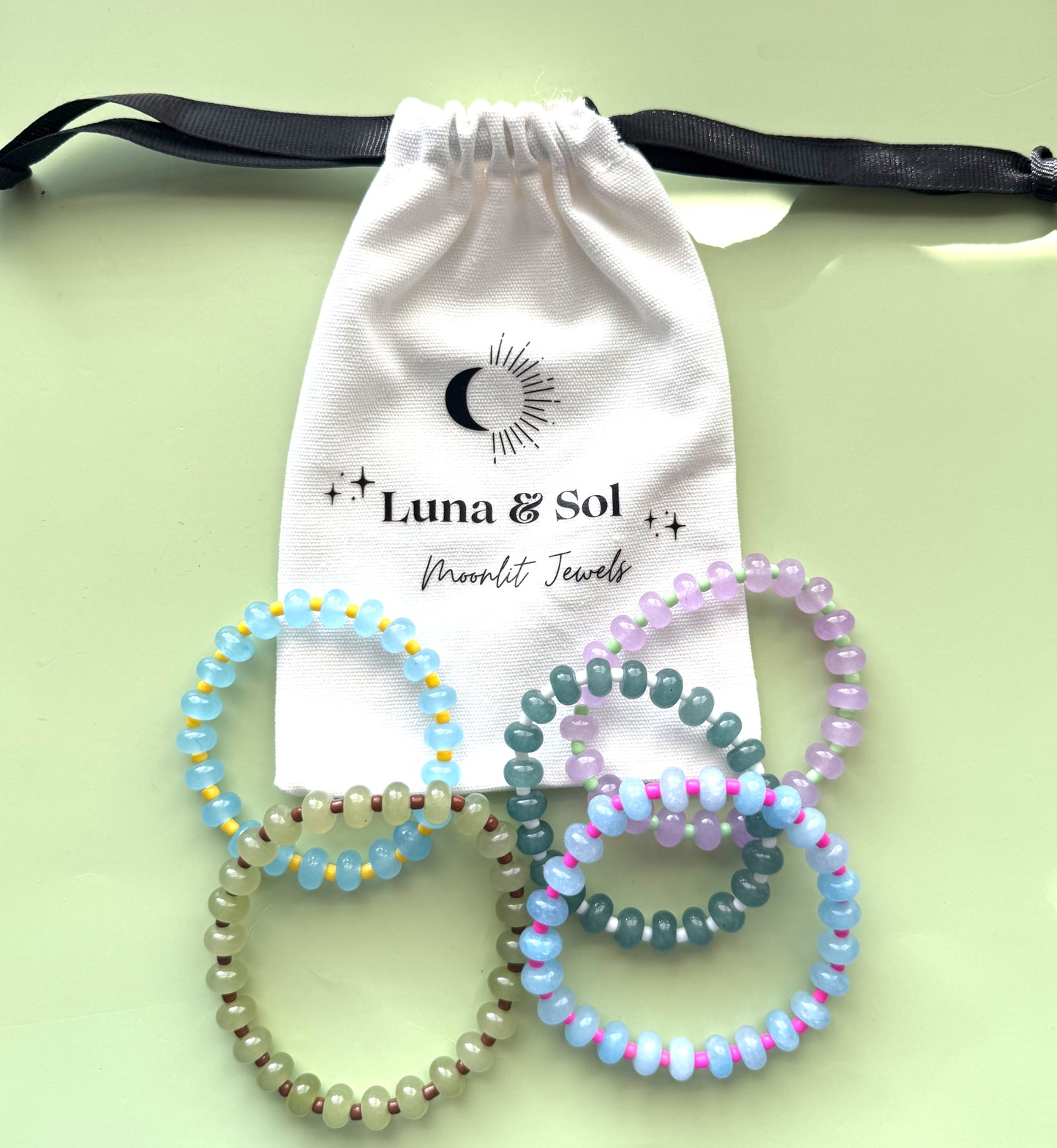 Sun-Kissed Stack Bracelets