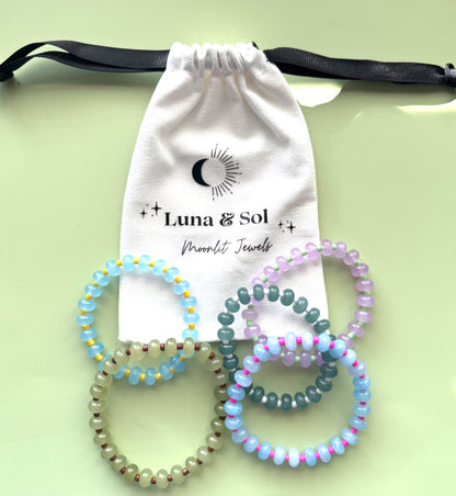 Sun-Kissed Stack Bracelets