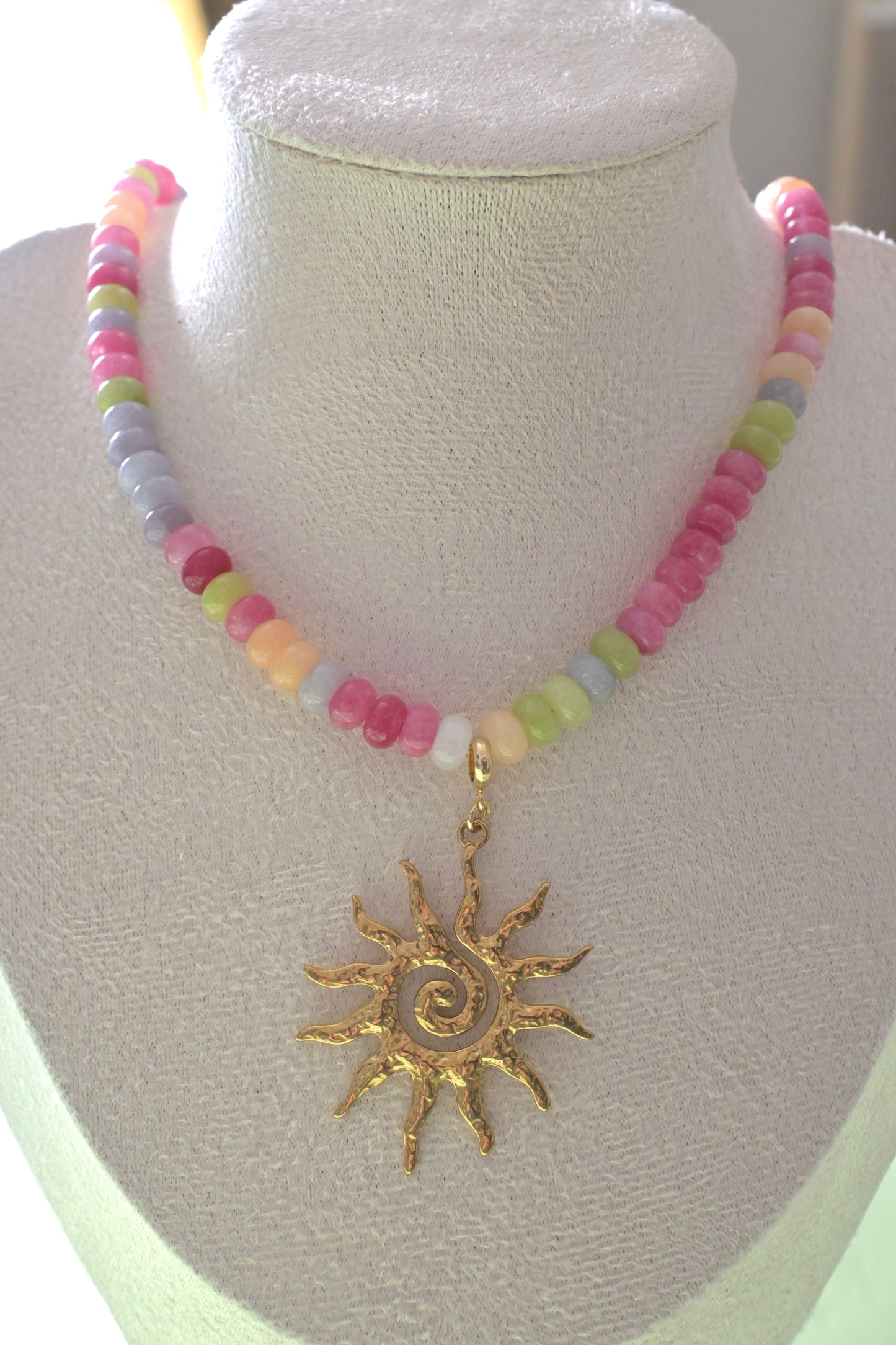 Luna and Sol Sun Necklace